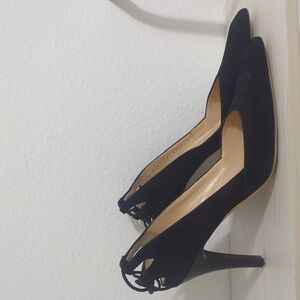 Vintage Giuseppe Zanotti Suede Tie Back Heels
